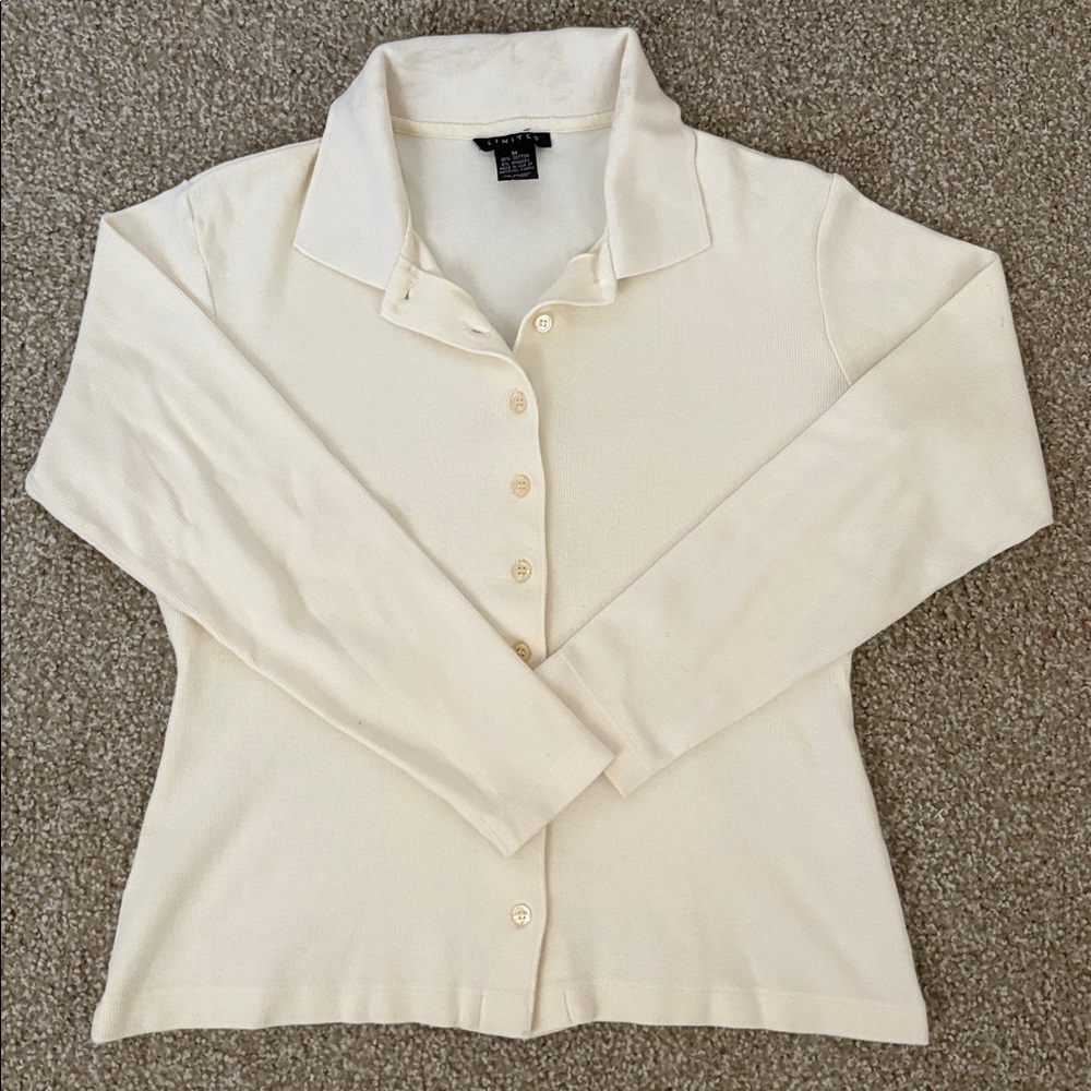 The Limited Button Down Collared Sweater - image 5